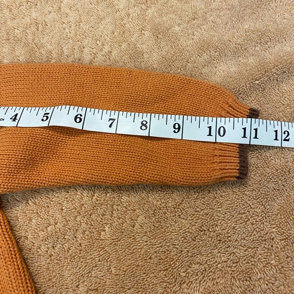 Gymboree 18-24 Month Puppy Sweater. Orange Brown Off White EUC Winter - Picture 6 of 6